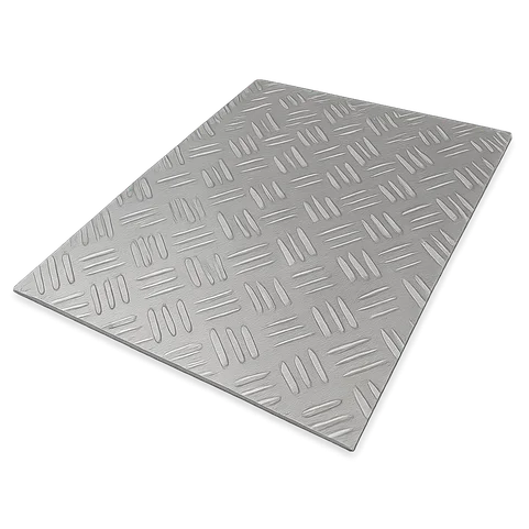 Лист алюминиевый рифленый квинтет 1,5х1200х300 мм АМГ2Н2Р