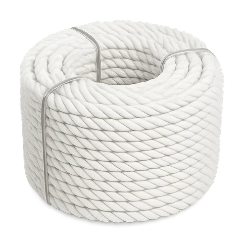 Канат полиамидный 3-х прядный тросовой свивки 8 мм