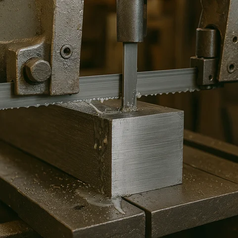 Резка на ленточнопильном станке